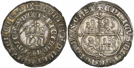 Enrique III (1390-1406), real, Seville, m.m. s and 3 stars on reverse (Cayón 1489), good very fine
Estimate: 150 - 200