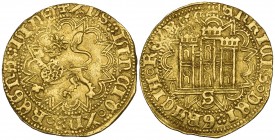 Enrique IV (1454-74), castellano, Seville, m.m. s below castle (Cayón 1577), almost very fine
Estimate: 1200 - 1500