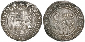 Reyes Católicos, real, La Coruña, post-1497 type (Cal. 329), very fine and rare
Estimate: 250 - 300