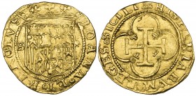 Juana y Carlos (1504-55), escudo, Seville, s and star (Cal. 196; Cayón 3146), very fine
Estimate: 300 - 400