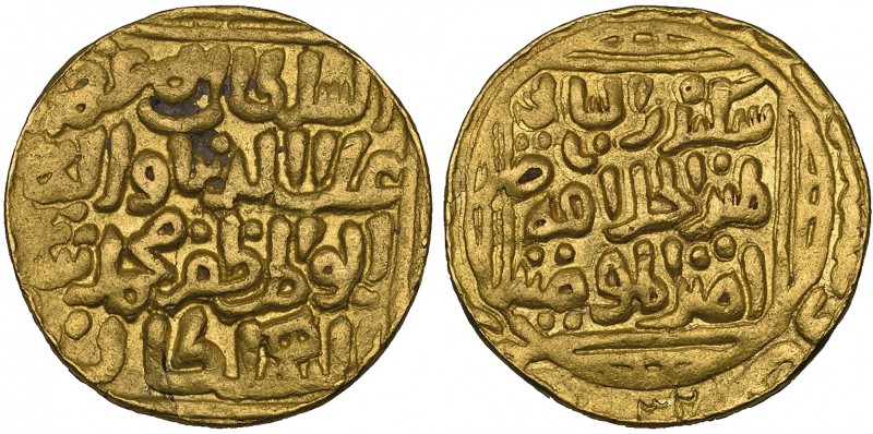 India, Sultans of Dehli, ‘Ala al-Din Muhammad (1296-1316), gold tanka, mint off-...