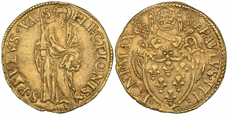 Italy, Papal States, Paul III (1534-49), scudo d’oro. Rome (F. 65; Munt. 23, var...