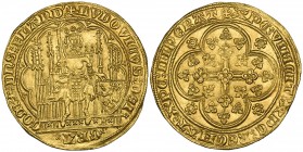 Low Countries, Flanders, Lodewijk van Male (1346-84), gouden schild (Delm. 454), good very fine
Estimate: 1000 - 1200
