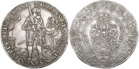 Germany, Saxony, Johann Georg I (1615-56), 3 thalers, 1650 cr, struck in commemoration of the Peace of Westphalia, 64mm, 87.18g (Dav. LS 394; KM 436),...