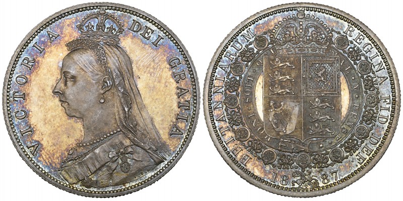 Victoria, Jubilee, 1887, proof halfcrown (S. 3924), mint state, in NGC holder gr...