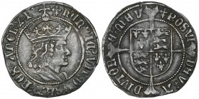 Henry VII (1485-1509), Profile groat, m.m. cross crosslet on both sides, tentative issue with double band to crown (N. 1743; S. 2254), very fine
Esti...