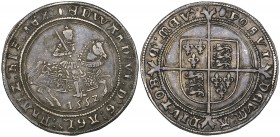 Edward VI (1547-53), Fine Silver Issue, halfcrown, 1552, m.m. tun, King on horseback galloping right, date below (N. 1935; S. 2480), very fine
Estima...