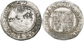 James I, shilling, Third Coinage, m.m. lis, sixth bust, 5.90g (N. 2124; S. 2668), lightly crimped at edge, some minor surface deposit on obverse other...