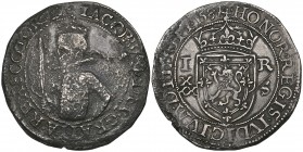 James VI (1567-1625), Fourth Coinage, 30-shillings, 1584, half-length portrait of King, facing left, holding sword, rev., crowned shield of arms, I R ...
