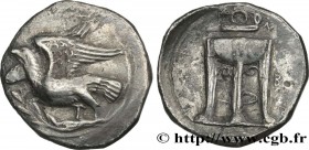 BRUTTIUM - CROTON
Type : Nomos ou statère 
Date : c. 350-300 AC. 
Mint name / Town : Crotone, Bruttium 
Metal : silver 
Diameter : 23  mm
Orientation ...