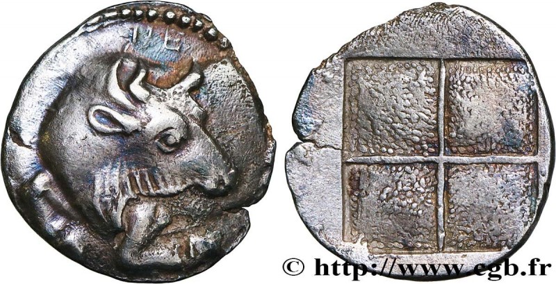 MACEDONIA - AKANTHOS
Type : Tetrobole 
Date : c. 470-400 AC. 
Mint name / Town :...