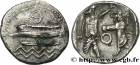 PHOENICIA - SIDON
Type : Seizième de shekel 
Date : c. 371-370 AC. 
Mint name / Town : Sidon, Phénicie 
Metal : silver 
Diameter : 10  mm
Orientation ...