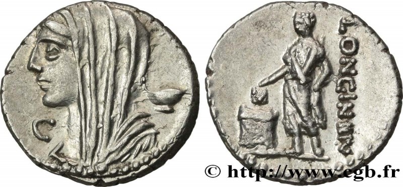 CASSIA
Type : Denier 
Date : 63 AC. 
Mint name / Town : Rome 
Metal : silver 
Mi...