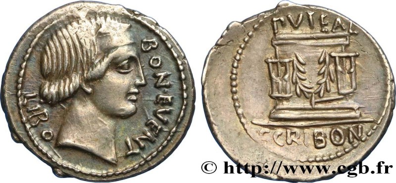 SCRIBONIA
Type : Denier 
Date : 62 AC. 
Mint name / Town : Rome 
Metal : silver ...