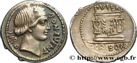 SCRIBONIA
Type : Denier 
Date : 62 AC. 
Mint name / Town : Rome 
Metal : silver 
Millesimal fineness : 950  ‰
Diameter : 20  mm
Orientation dies : 6  ...
