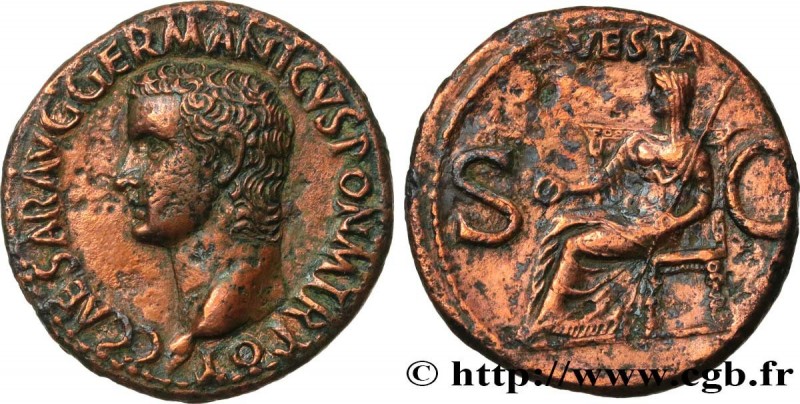 CALIGULA
Type : As 
Date : 37-38 
Mint name / Town : Rome 
Metal : copper 
Diame...