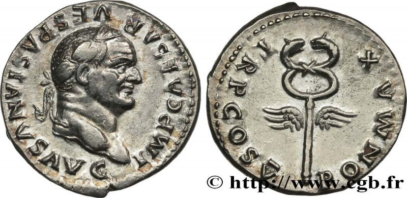 VESPASIAN
Type : Denier 
Date : 74 
Mint name / Town : Rome 
Metal : silver 
Mil...