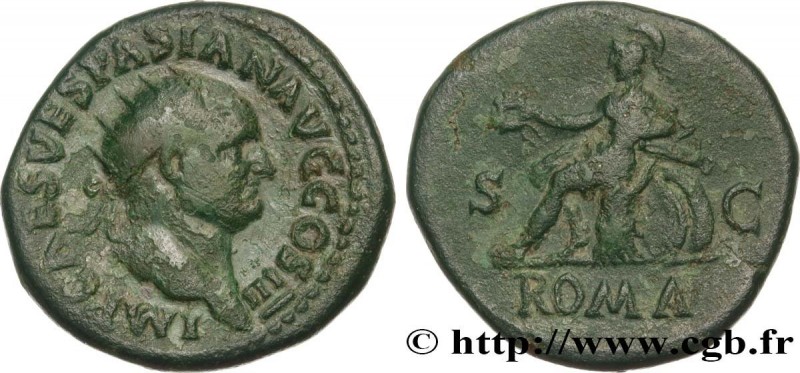 VESPASIAN
Type : Dupondius 
Date : 71 
Mint name / Town : Rome 
Metal : copper 
...