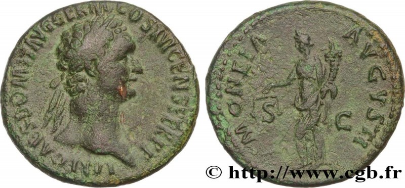 DOMITIANUS
Type : As 
Date : 92 - 94 
Mint name / Town : Rome 
Metal : copper 
D...