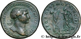 TRAJANUS
Type : Sesterce 
Date : 107 
Mint name / Town : Rome 
Metal : copper 
Diameter : 33,5  mm
Orientation dies : 6  h.
Weight : 27,02  g.
Rarity ...