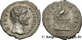 DIVUS ANTONINUS PIUS
Type : Denier 
Date : 161 
Mint name / Town : Rome 
Metal : silver 
Millesimal fineness : 800  ‰
Diameter : 18,5  mm
Orientation ...