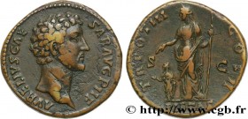MARCUS AURELIUS
Type : Sesterce 
Date : 148 
Mint name / Town : Rome 
Metal : bronze 
Diameter : 32,5  mm
Orientation dies : 12  h.
Weight : 28,07  g....