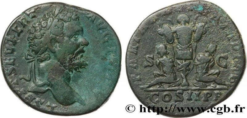 SEPTIMIUS SEVERUS
Type : Sesterce 
Date : 195 
Mint name / Town : Rome 
Metal : ...