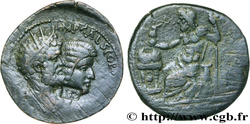 SEPTIMIUS SEVERUS and JULIA DOMNA
Type : Unité 
Date : 198-199 
Mint name / Town...