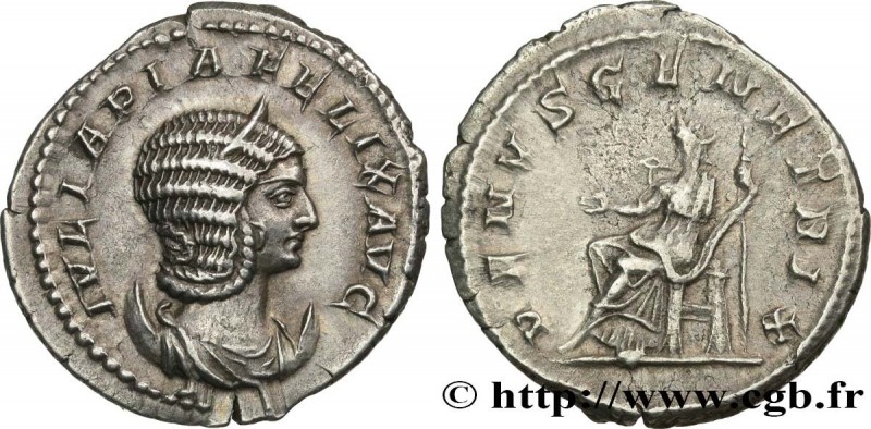 JULIA DOMNA
Type : Antoninien 
Date : 216 
Mint name / Town : Rome 
Metal : silv...