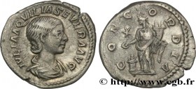 AQUILIA SEVERA
Type : Denier 
Date : 220 
Mint name / Town : Rome 
Metal : silver 
Millesimal fineness : 500  ‰
Diameter : 18,5  mm
Orientation dies :...