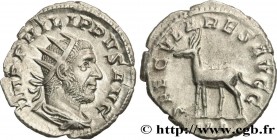 PHILIPPUS
Type : Antoninien 
Date : 248 
Mint name / Town : Rome 
Metal : billon 
Millesimal fineness : 450  ‰
Diameter : 22,5  mm
Orientation dies : ...