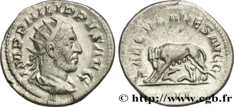 PHILIPPUS
Type : Antoninien 
Date : 248 
Mint name / Town : Rome 
Metal : billon...