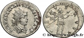 VALERIAN II
Type : Antoninien 
Date : 254-258 
Mint name / Town : Atelier Secondaire 
Metal : billon 
Millesimal fineness : 200  ‰
Diameter : 21,5  mm...