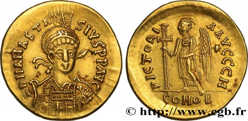 ANASTASIUS
Type : Solidus 
Date : 492-507 
Mint name / Town : Constantinople 
Me...