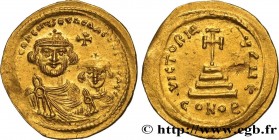 HERACLIUS and HERACLIUS CONSTANTINE
Type : Solidus 
Date : 616-625 
Mint name / Town : Constantinople 
Metal : gold 
Millesimal fineness : 1.000  ‰
Di...