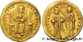 ROMANUS III ARGYRUS
Type : Histamenon nomisma 
Date : 1028-1034 
Mint name / Town : Constantinople 
Metal : gold 
Millesimal fineness : 1000  ‰
Diamet...