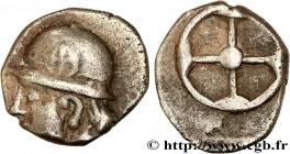 MASSALIA - MARSEILLE
Type : Litra à la tête casquée à gauche 
Date : c. 450-410 AC. 
Mint name / Town : Marseille (13) 
Metal : silver 
Diameter : 10 ...