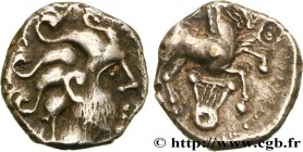 EDUENS, ÆDUI (BIBRACTE, Area of the Mont-Beuvray)
Type : Denier à la lyre 
Date : c. avant 52 AC. 
Mint name / Town : Autun (71) 
Metal : silver 
Diam...