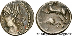 EDUENS, ÆDUI (BIBRACTE, Area of the Mont-Beuvray)
Type : Denier ATPILI.F ORCETIRIX, au dauphin 
Date : c. avant 52 AC. 
Mint name / Town : Autun (71) ...