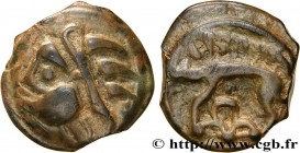 GALLIA BELGICA - LEUCI (Area of Toul)
Type : Potin à la tête d’indien, classe Ic1 
Date : c. 75-50 AC. 
Metal : potin 
Diameter : 18  mm
Orientation d...