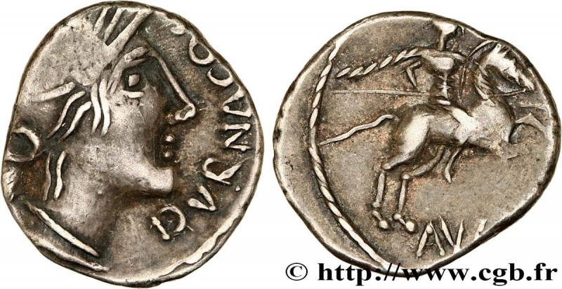 GALLIA - RHONE VALLEY
Type : Denier au cavalier DVRNACOS / AVSCRO 
Date : c. 75 ...