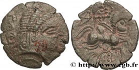 VENETI (Area of Vannes)
Type : Statère de billon au cheval octopède et à l’hippocampe 
Date : c. 60-50 AC. 
Mint name / Town : Vannes (56) 
Metal : bi...