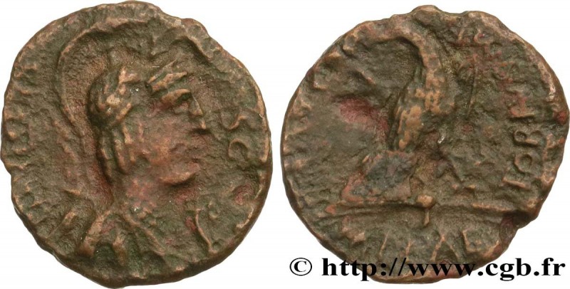 RAURACI - RAURAQUES
Type : Bronze, imitation de denier romain de Plaetoria 
Date...