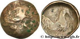 DANUBIAN CELTS - DACIA - MUNTENIA
Type : Tétradrachme au cavalier, type de “Kinnlosen” 
Date : Ier siècle avant J.-C. 
Metal : silver 
Diameter : 25,5...