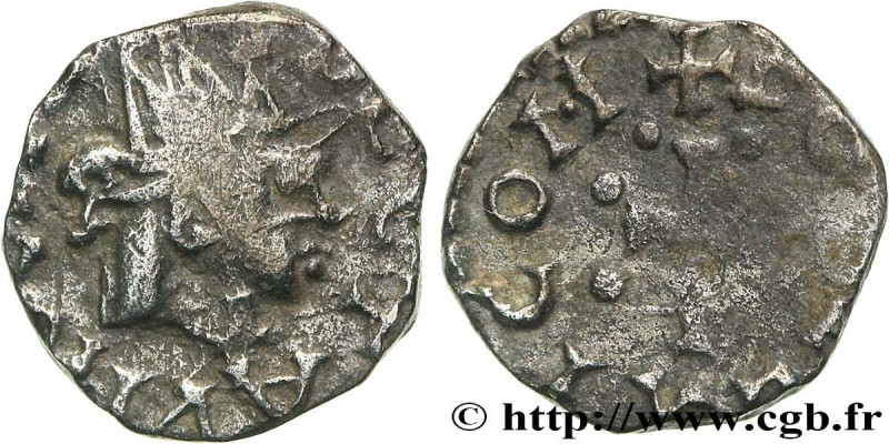 AURELIANORUM CIVITAS - ORLÉANS (Loiret)
Type : Denier 
Date : c. 700-725 
Mint n...