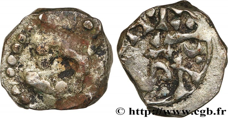 MEROVINGIAN COINAGE - MARSEILLE (MASSILIA)
Type : Denier, patrice Nemfidius 
Dat...
