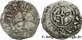 HUGH CAPET
Type : Denier 
Date : c. 987-996 
Date : n.d. 
Mint name / Town : Beauvais 
Metal : silver 
Diameter : 20,5  mm
Orientation dies : 9  h.
We...