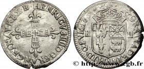 HENRY IV
Type : Quart d'écu de Béarn 
Date : 1607 
Mint name / Town : Morlaàs 
Quantity minted : 98468 
Metal : silver 
Millesimal fineness : 917  ‰
D...