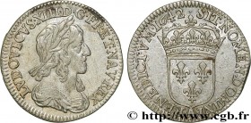 LOUIS XIII
Type : Douzième d'écu, 3e type, 2e poinçon de Warin 
Date : 1642 
Mint name / Town : Paris, Monnaie du Louvre 
Quantity minted : 90200 
Met...