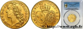 LOUIS XV THE BELOVED
Type : Louis d'or dit "au bandeau" 
Date : 1742 
Mint name / Town : Paris 
Quantity minted : 27425 
Metal : gold 
Millesimal fine...